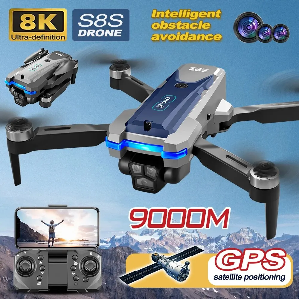 Fpv Drone Camera - S8S GPS Drone 5G Wifi 8K