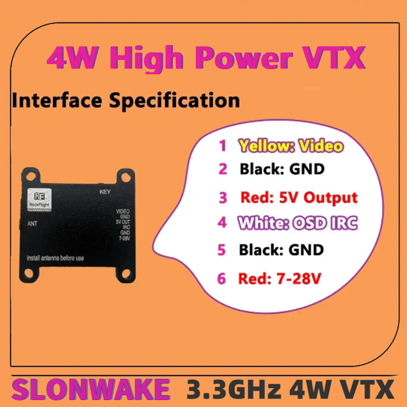 SLONWAKE FPV 3.3G 16CH 4000mW  - Fpv Drone Frame review and price