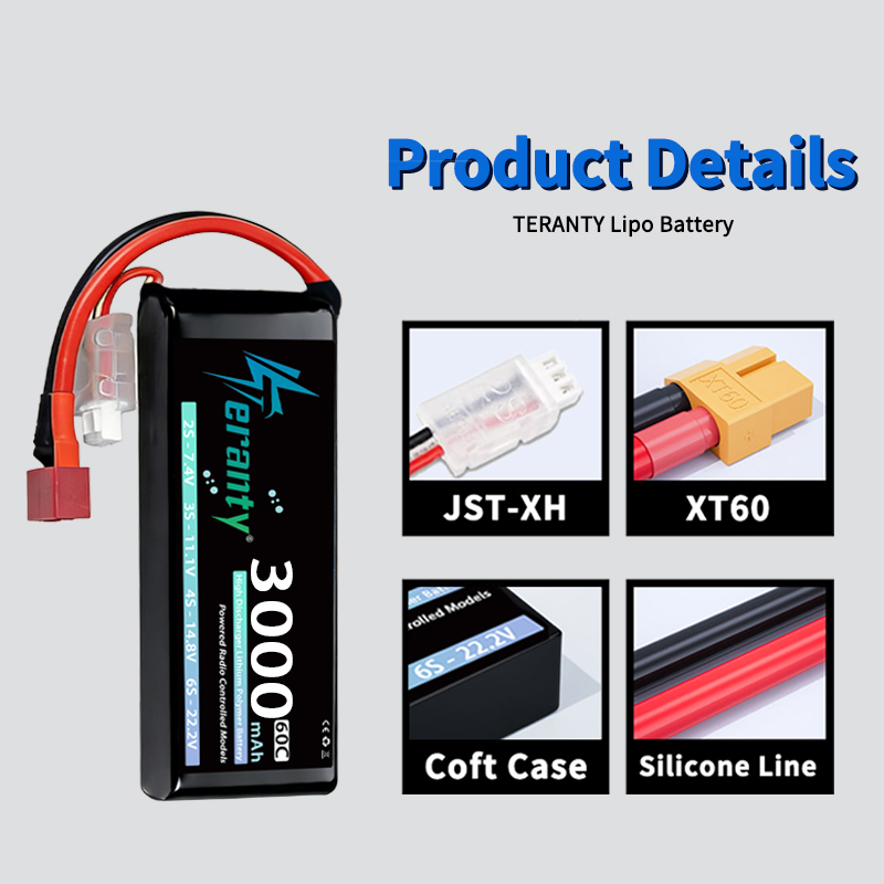 TERANTY 2S 3000mAh Lipo Batter - Fpv Drone Battery review and price