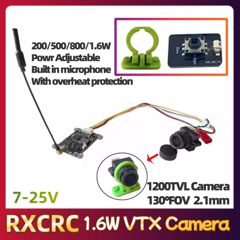 RXCRC 5.8G Module 48CH 1.6W VT - Fpv Drone Camera review and price