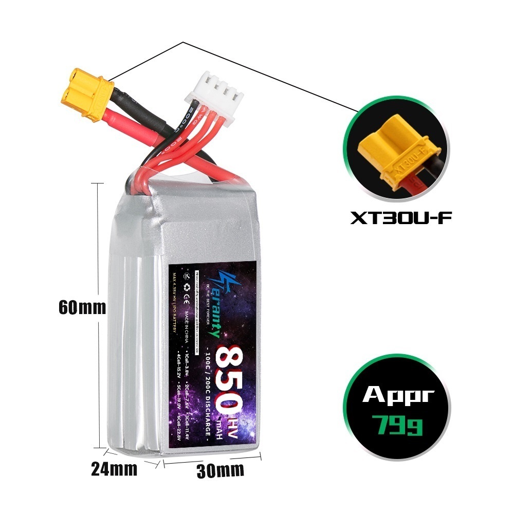 1/2/3PCS TERANTY 3S 11.4V Lipo - Fpv Drone Battery review and price